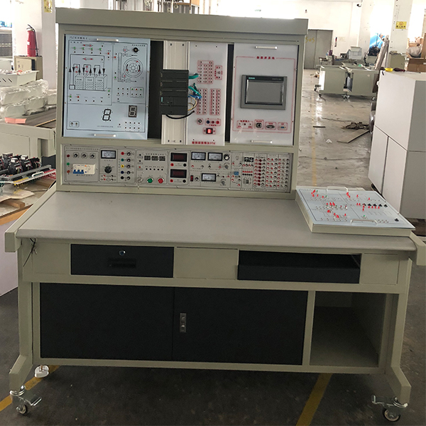 網絡型PLC綜合技術仿真實驗臺(圖1) 互聯網型PLC綜合技術擬真實驗臺,多軸數控擬真機實驗裝置