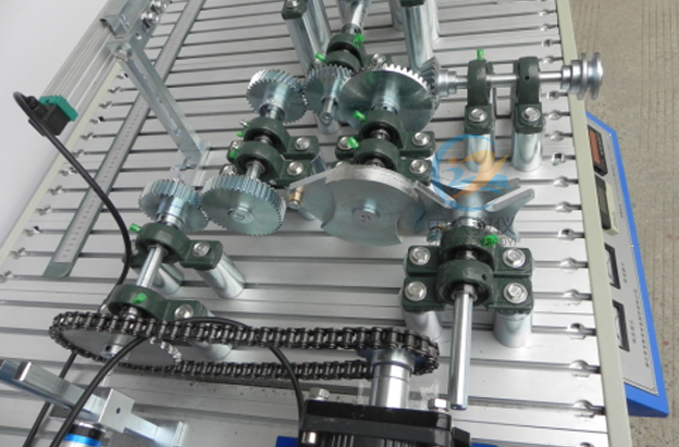 槽輪機構仿真分析實驗,機械速度波動實驗裝置原理(圖1) 槽輪機構仿真分析實驗,機械速度波動實驗裝置原理(圖1)